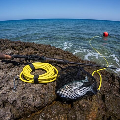 Floating Fishing Line Foam Rubber Tube Stainless Steel Spear Tip High Strength Rope Design for Spearfishing High Buoyancy Spearfishing Equipment in Saudi Arabia