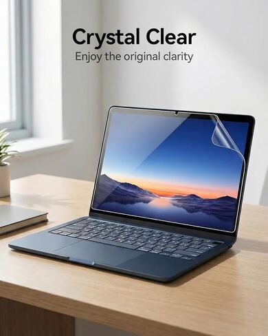 واقي شاشة T Tersely 3 Pack HD PET لجهاز MacBook Neo 13" إصدار 2026 (A3404، A18 Pro Chip)، فائق الوضوح، عالي الوضوح، طبقة حماية كاملة التغطية (شفاف) in Kuwait