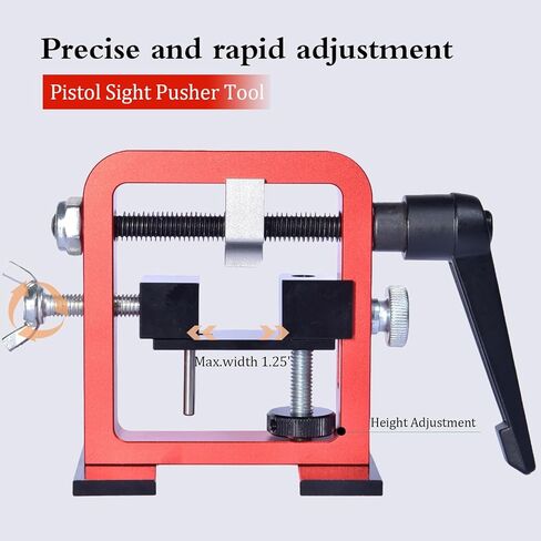 Pistol Sight Pusher Tool,for 1911, Heavy Duty Handguns Front Rear Sight Removal Adjustment,Crafted from High-Strength Aluminum Alloy, Rear Sight Pusher Tool Compatible with Square Slides. in Kuwait