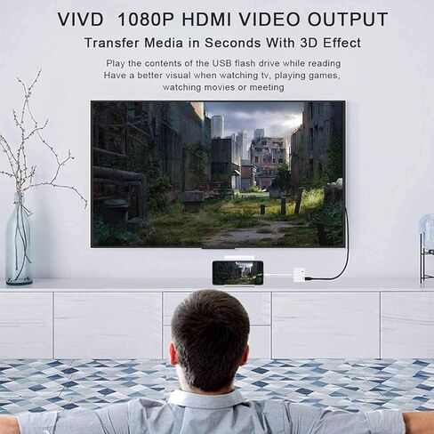 [معتمد من Apple MFi] محول Apple Lightning إلى HDMI، محول شاشة مزامنة الفيديو والصوت 1080P محول AV رقمي مع منفذ شحن لهاتف iPhone14 13 12 11 XS XR X 8 7، iPad إلى HD TV/شاشة/جهاز عرض in Kuwait