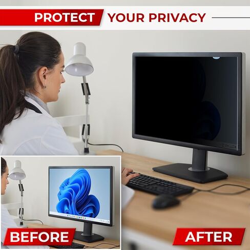 SightPro 32 بوصة 16:9 مرشح شاشة خصوصية الكمبيوتر للشاشة - درع الخصوصية وواقي مضاد للوهج in Kuwait