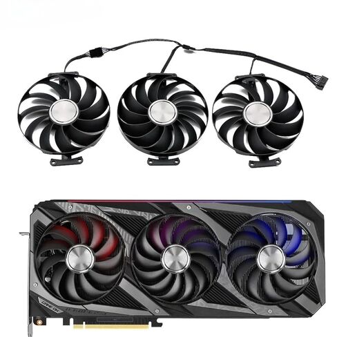 95 مللي متر CF1010U12D بطاقة الرسومات مروحة Rog Strix RTX 3060 3070 3080 Ti 3090 الألعاب وحدة معالجة الرسومات برودة RX 6700 بطاقة الرسومات in Kuwait