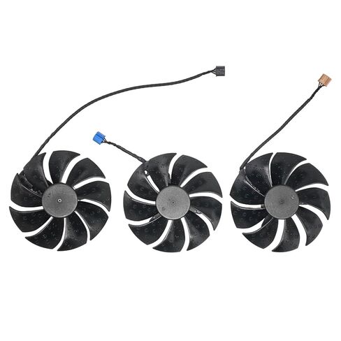 3 قطع/وحدة مروحة تبريد بديلة لبطاقة الرسومات متوافقة مع EVGA RTX 3070 3080 3080 Ti 3090 FTW3 Ultra Gaming، 87 مم، PLD09220S12H in Kuwait