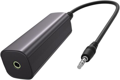 3.5mm Ground Loop Noise Isolator - Audio Noise Filter with 3.5mm Audio Cable for Car Audio System Home Stereo, Aluminum Shell, Ground Loop Isolator for Game Headset Eliminate Buzzing Noise in Saudi Arabia