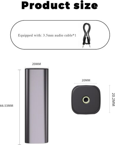 3.5mm Ground Loop Noise Isolator - Audio Noise Filter with 3.5mm Audio Cable for Car Audio System Home Stereo, Aluminum Shell, Ground Loop Isolator for Game Headset Eliminate Buzzing Noise in Saudi Arabia