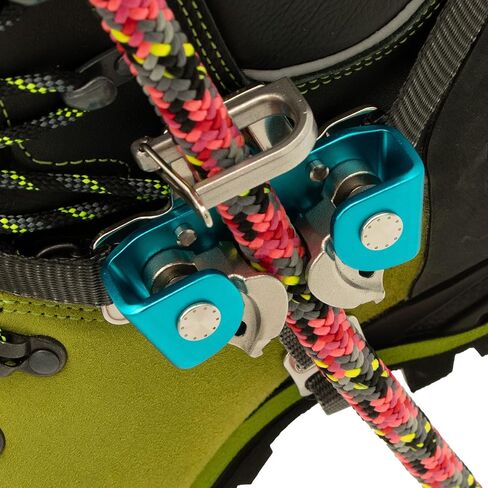 Notch Jet Step II Foot Ascender مع كاميرا مزدوجة بدون أسنان لتقليل التآكل والسحب على خط التسلق، استخدمه على كلا القدمين، متوافق مع الحبال 8 مم - 13 مم (100076) in Kuwait