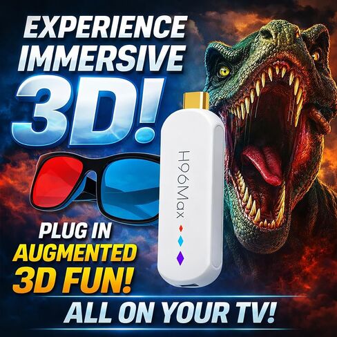 H96MAX Screencast TV Stick 4K Ultra HD Streaming Stick 16GB WiFi6 Streaming Media Player دفق الوسائط فيديو / صوت / ملف HDMI موسع لاسلكي من الكمبيوتر المحمول، الكمبيوتر الشخصي، الهاتف الذكي إلى شاشة عرض HDTV in Kuwait
