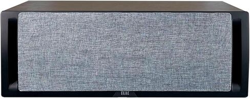 ELAC Uni-Fi Reference 3-Way 5-1/4" مكبر صوت مركزي - لون الجوز مع حاجز أمامي أسود للمسرح المنزلي in Kuwait