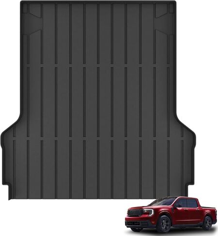 KARPAL Truck Bed Mat for Ford Ranger 2024-2026 (5FT/59.6" Bed), All Weather TPE Truck Bed Liner Cargo Trunk Accessories for Ranger in Saudi Arabia