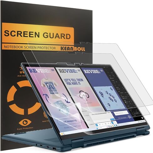 KEANBOLL 3-Pack Designed for 2025 New Lenovo Yoga 7 / 7i 14" 2-in-1 Touchscreen Laptop Screen Protector (14ILL10 14AKP10-Gen 10), Anti Glare and Anti Fingerprint (Matte) Shield in Saudi Arabia
