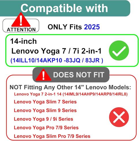 KEANBOLL 3-Pack Designed for 2025 New Lenovo Yoga 7 / 7i 14" 2-in-1 Touchscreen Laptop Screen Protector (14ILL10 14AKP10-Gen 10), Anti Glare and Anti Fingerprint (Matte) Shield in Saudi Arabia