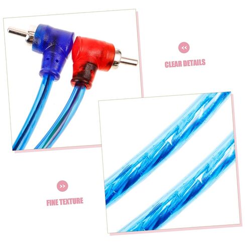 ULTECHNOVO Car Audio Speaker Cable Subwoofer Power Amplifier Wire Easy Installation Audio Line for Enhanced Sound Quality Vehicles in Saudi Arabia