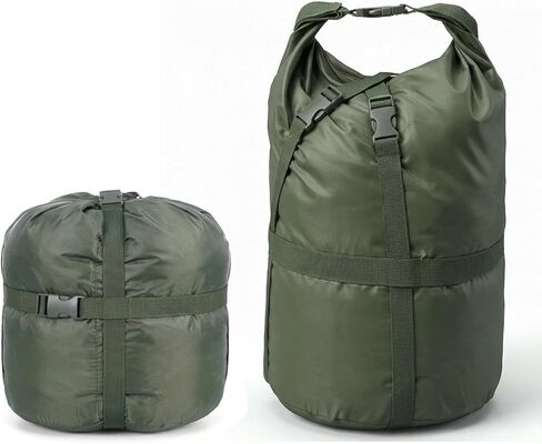 Sleeping Bag Compression Sack, Waterproof Sleeping Bag Stuff Sack Portable Space Saving Compression Storage Bags Storage Sack for Backpacking Camping Hiking in Saudi Arabia