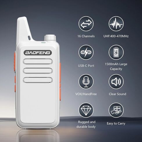 2 حزمة BAOFENG BF-T20 Raido ترقية BF-888S جهاز اتصال لاسلكي مع شحن USB صغير طويل المدى راديو ثنائي الاتجاه للبالغين مع سماعة رأس صوتية in Kuwait