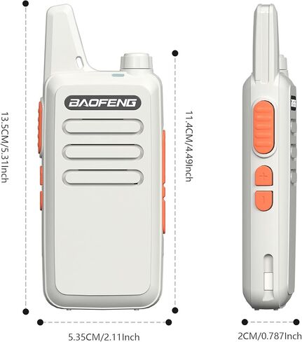 2 حزمة BAOFENG BF-T20 Raido ترقية BF-888S جهاز اتصال لاسلكي مع شحن USB صغير طويل المدى راديو ثنائي الاتجاه للبالغين مع سماعة رأس صوتية in Kuwait