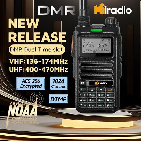 Y23DM-UV4R راديو رقمي تناظري ثنائي النطاق، 1024 قناة DMR/جهاز اتصال لاسلكي تناظري مع شحن من النوع C، فتحة زمنية مزدوجة الطبقة 1+2، موصل كينوود ثنائي الدبوس، وظيفة NOAA والطيف in Kuwait
