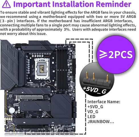 حافظة كمبيوتر MUSETEX Y6، مثبتة مسبقًا 7 مراوح PWM ARGB، حقيبة كمبيوتر ATX Mid Tower، حقيبة كمبيوتر للألعاب مع نوع C، زجاج مقسى كامل الرؤية بزاوية 270 درجة، أسود in Kuwait