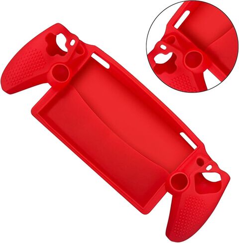 Red Silicone Case Cover Replacement for PlayStation Portal in Saudi Arabia