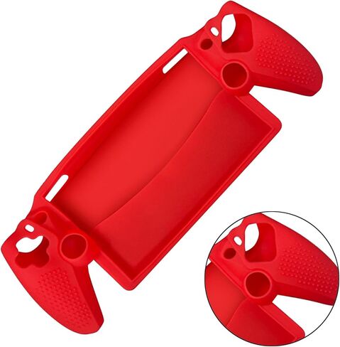 Red Silicone Case Cover Replacement for PlayStation Portal in Saudi Arabia
