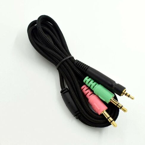 كابل سماعة الرأس 2 متر كابل الصوت لجهاز Sennheiser Game Zero ONE PC373 PC37X GSP350 500 600 سماعة الألعاب in Kuwait