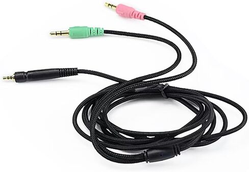 كابل سماعة الرأس 2 متر كابل الصوت لجهاز Sennheiser Game Zero ONE PC373 PC37X GSP350 500 600 سماعة الألعاب in Kuwait
