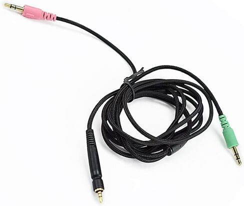 كابل سماعة الرأس 2 متر كابل الصوت لجهاز Sennheiser Game Zero ONE PC373 PC37X GSP350 500 600 سماعة الألعاب in Kuwait