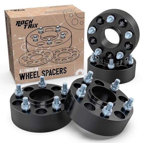 RockTrix 2pcs 1.5 inch Hubcentric 5x4.5 Wheel Spacers (71.5mm bore, 1/2x20 Studs) Compatible with Jeep Cherokee XJ Grand Cherokee ZJ Wrangler YJ TJ Liberty KJ KK (38mm 5x114.3) in Saudi Arabia