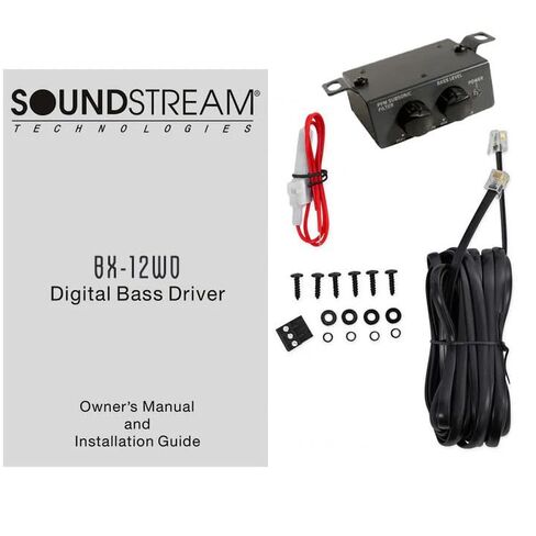 Soundstream BX-12W D – معالج الجهير | معالج استعادة الإشارة الصوتية للسيارة مع جهاز التحكم عن بعد | بديل Epicenter لأنظمة الصوت في المصنع وما بعد البيع | مضخم الصوت الداعم in Saudi Arabia