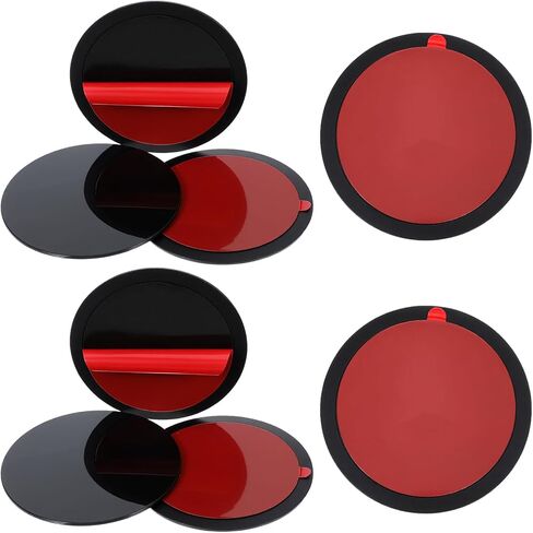 Molain 8Pcs Dashboard Pad Mounting Disk for Suction Cup Phone Mount, 2.75" Round Double-Sided Pads Ultra Sticky Heat-Resistant Replacement Disc for Car Dashboard Phone Holder GPS Holder Suction Mount in Saudi Arabia
