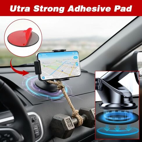 4 PCS Dashboard Pad for Suction Phone Mount, 3.23" Ultra Sticky Heat-Resistant Replacement Disc for Car Dashboard, Universal Car Dashboards Phone Holder in Saudi Arabia