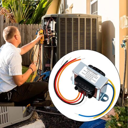 محول التحكم HVAC 24 فولت 40 فولت أمبير - محول عزل متعدد الصنابير، الجهد الأساسي 120/208/240 فولت، الجهد الثانوي 24 فولت، حامل القدم، استبدال متوافق للنماذج 4031F، GT446، PF42440 in Kuwait