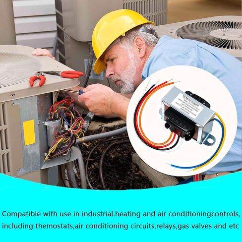 محول التحكم HVAC 24 فولت 40 فولت أمبير - محول عزل متعدد الصنابير، الجهد الأساسي 120/208/240 فولت، الجهد الثانوي 24 فولت، حامل القدم، استبدال متوافق للنماذج 4031F، GT446، PF42440 in Kuwait