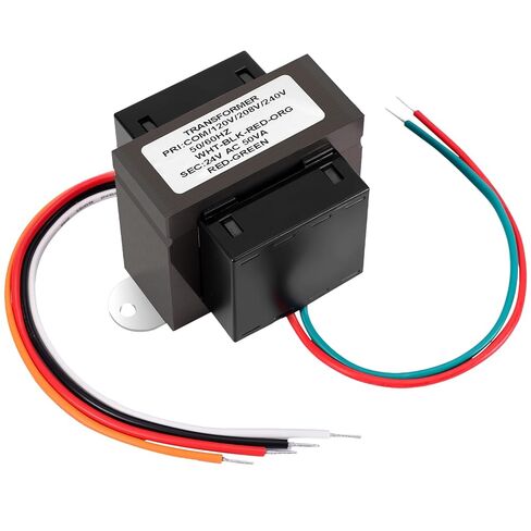 Control Transformer 24V 75VA Multi-Tap 120/208/240V to 24VAC | Industrial Power Transformer, Foot Mount, For HVAC Furnace, Relays, Gas Valves in Kuwait