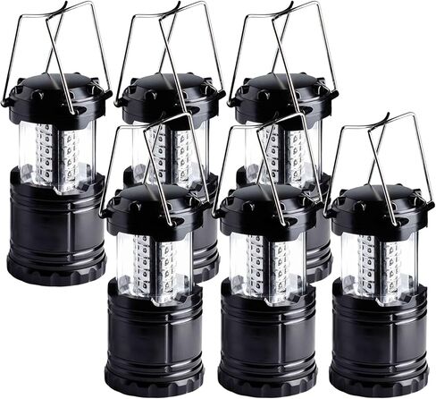 KPKJOO Lantern Collapsible Camping Light, Battery Operated Lanterns LED Super Bright for Power Outages Indoor Emergency Outdoor Camping Hiking Kit (4, COB) in Saudi Arabia