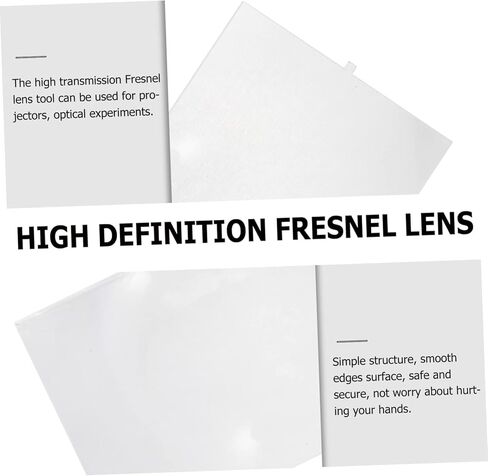 GARVALON High-Definition Fresnel Lens Sheet for Projector Large Size Optical Experiment in Saudi Arabia