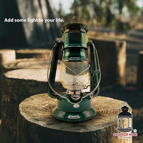 Light of Mine - Dietz #2000 Millennium Cooker Green Oil Lantern Stove Bundle Stove بما في ذلك 6 عبوات من القطن بنسبة 100%، شرائط فتيل 5/8 بوصة (#2000، GRN) in Kuwait