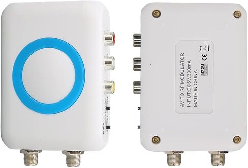 Generic RF Modulator, Professional HD VHF Demodulator Converter with AV Output and RF Output, for CATV System NTSC TV Format in Saudi Arabia