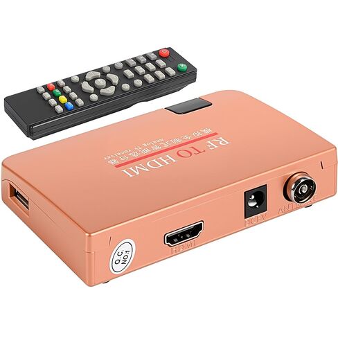 Coax to HDMI Converter, RF to HDMI Converter Modulator, RF Demodulator, VHF Adapter Coaxial Converter for Video CD Player, Digital Projector, Monitor TV in Saudi Arabia