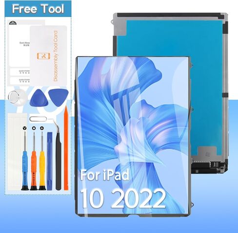 استبدال الشاشة لجهاز iPad 10 2022 A3162، A2757، A2777، A2696، لجهاز iPad الجيل العاشر بشاشة LCD مقاس 10.9 بوصة مع مجموعات إصلاح (شاشة اللمس غير متضمنة) in Kuwait