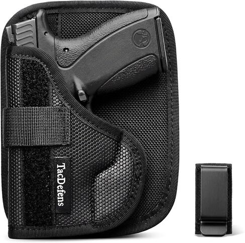 SlimOmni Bodyguard 2.0 Holster Pocket & IWB Combo (جيب وحافظة IWB لـ Bodyguard 2.0)، Omni-Carry Ambidextrous، ارتفاع قابل للتعديل بالكامل وغير قادر، داعم قابل للإزالة، يتضمن مشبك معدني in Kuwait