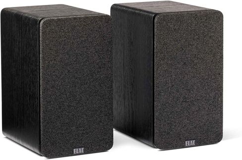 ELAC DCB41-BK - مكبرات صوت تعمل بالطاقة Debut ConneX مقاس 4.5 بوصة - أسود، زوج PS350-BK - مضخم صوت Varro Premium مقاس 12 بوصة بقدرة 350 وات مع تقنية EQ التلقائية in Kuwait