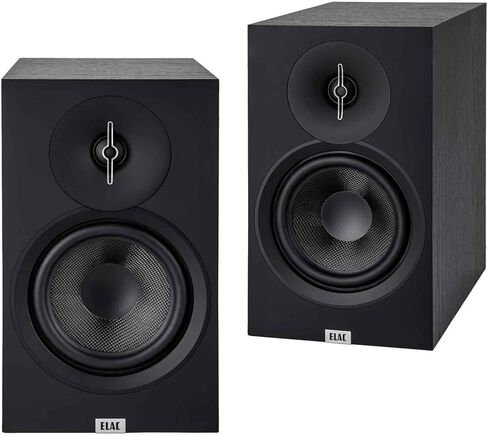 حوامل مكبرات الصوت ELAC LS10-B وأرفف الكتب السوداء DB63-BK in Kuwait