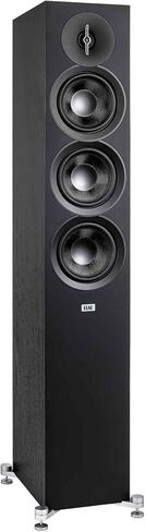 ELAC DF53-BK - مكبر صوت أرضي Debut 3.0 مقاس 5.25 بوصة - أسود PS350-BK - مضخم صوت Varro Premium مقاس 12 بوصة بقوة 350 وات مزود بمعادل تلقائي in Kuwait