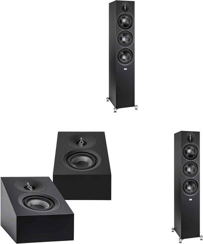 ELAC DF63-BK - مكبر صوت أرضي Debut 3.0 مقاس 6.5 بوصات - أسود (زوج) DA43-BK Debut 3.0 - DA43-BK Atmos/مكبر صوت على الحائط in Kuwait