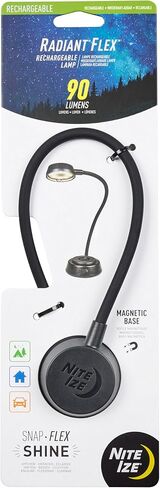 Nite Ize Radiant Flex Rechargeable Lamp - Rechargeable Lamp with Bendable Gooseneck - Magnetic Base for Hands-Free Illumination - Adjustable Brightness from Cool White to Amber - USB-C Charging in Saudi Arabia