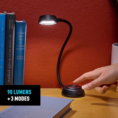 Nite Ize Radiant Flex Rechargeable Lamp - Rechargeable Lamp with Bendable Gooseneck - Magnetic Base for Hands-Free Illumination - Adjustable Brightness from Cool White to Amber - USB-C Charging in Saudi Arabia