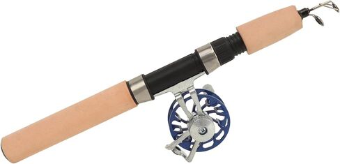 Non-Slip Ice Fishing Rod and Reel Combo Sturdy Fiberglass with EVA Grip Portable Winter Set for All Skill Levels in Saudi Arabia