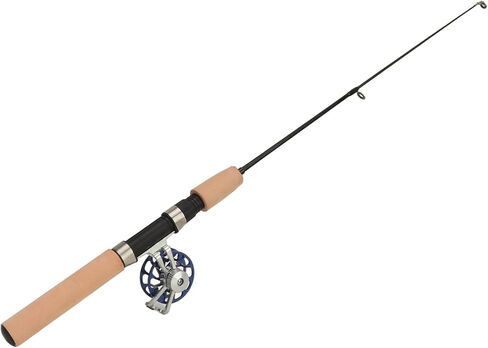 Non-Slip Ice Fishing Rod and Reel Combo Sturdy Fiberglass with EVA Grip Portable Winter Set for All Skill Levels in Saudi Arabia