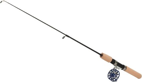 Non-Slip Ice Fishing Rod and Reel Combo Sturdy Fiberglass with EVA Grip Portable Winter Set for All Skill Levels in Saudi Arabia