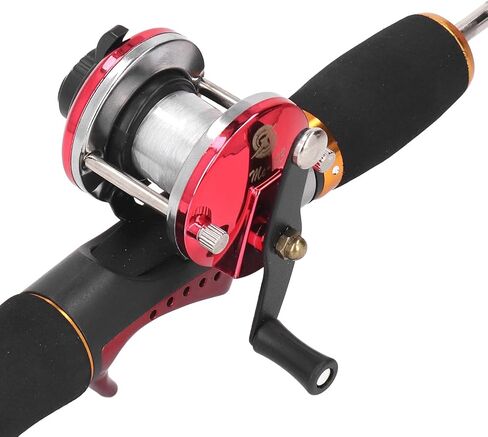 Ice Fishing Rod and Reel Combo, Spinning Ice Fishing Pole and Reel with Line, Hook and Scoop for Outdoor in Saudi Arabia